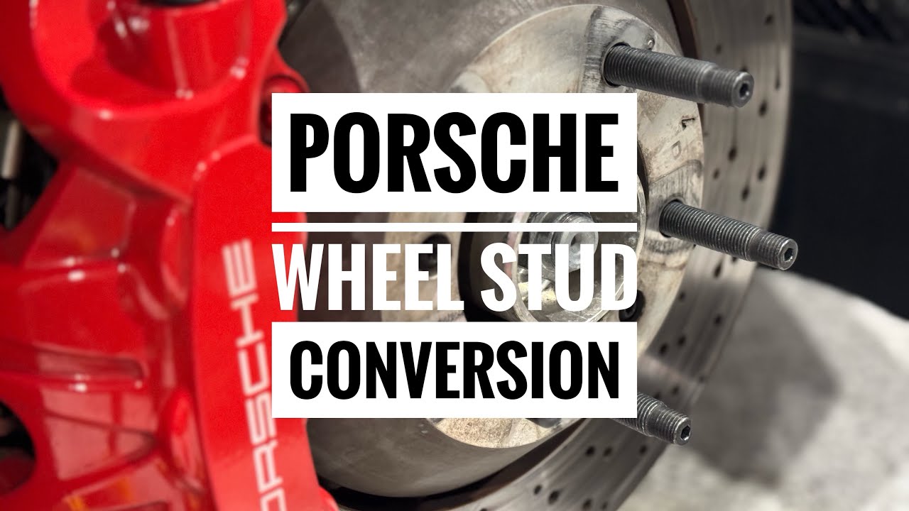 How To Install Wheel Stud Conversion on Porsche 911 Cayman and Boxster