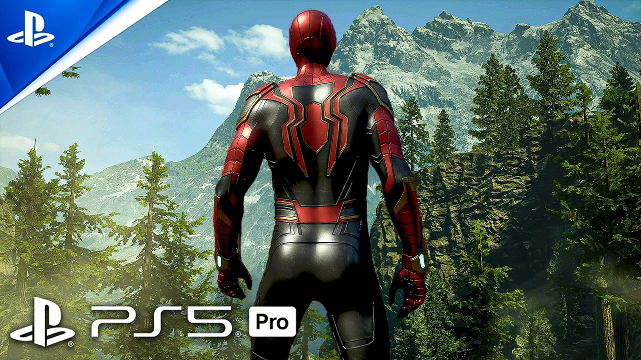 (PS5 PRO) Marvel's Avengers — геймплей костюма Железного Паука в финале [4K 60 кадров в секунду HDR]