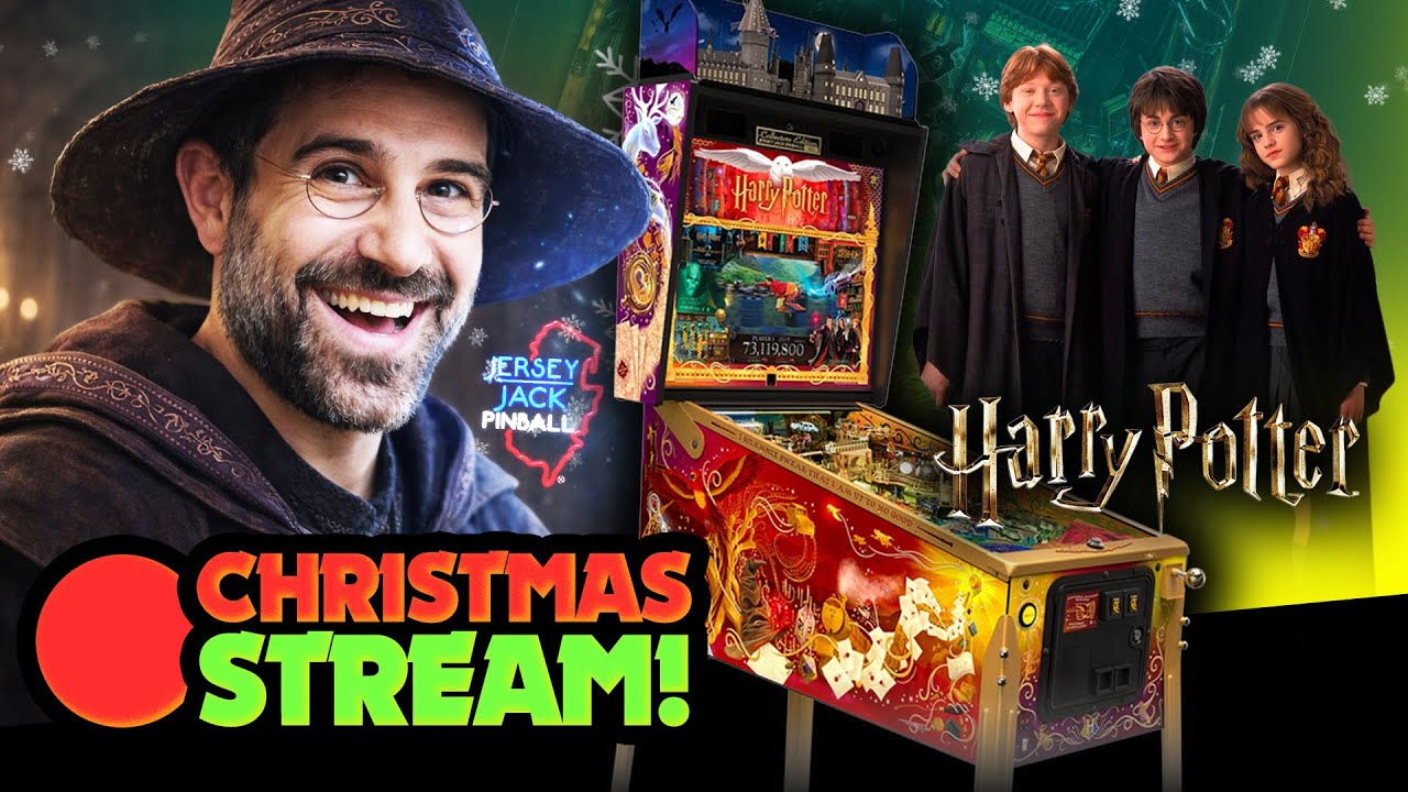 Harry Potter Pinball Christmas Stream 2025 | Live Gameplay, Chat & Holiday Vibes