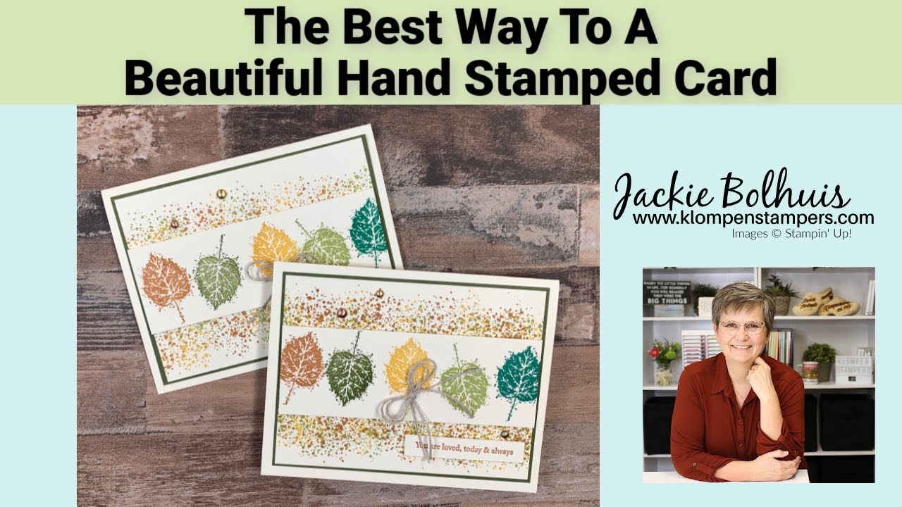 What's The Best Thing About Stampin' Up! Gorgeous Leaves? Handmade Greeting Cards!
