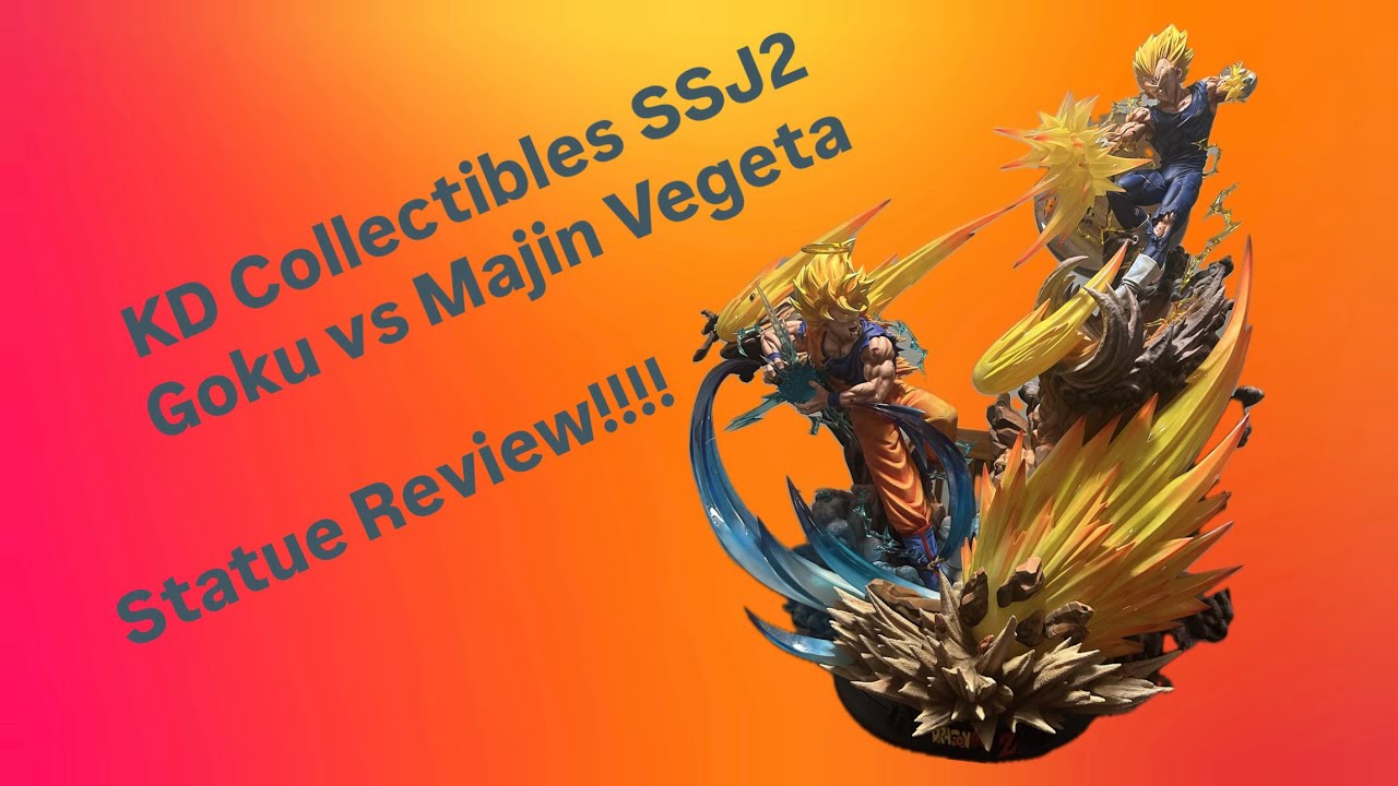 KD Collectibles SSJ2 Goku vs Majin Vegeta review