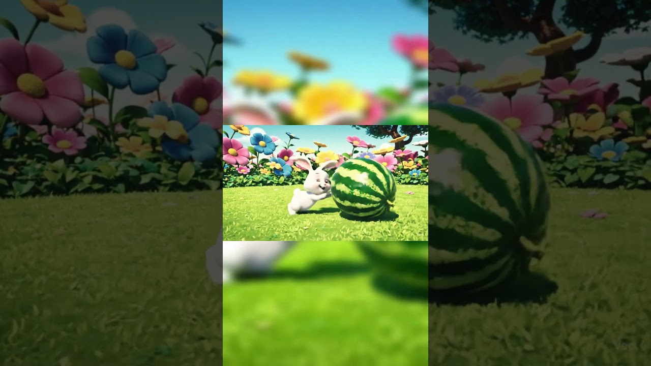 🍉 &ldquo;Watermelon Splash!&rdquo; #shorts  #kidsshorts #nurseryrhymes #cocomelon