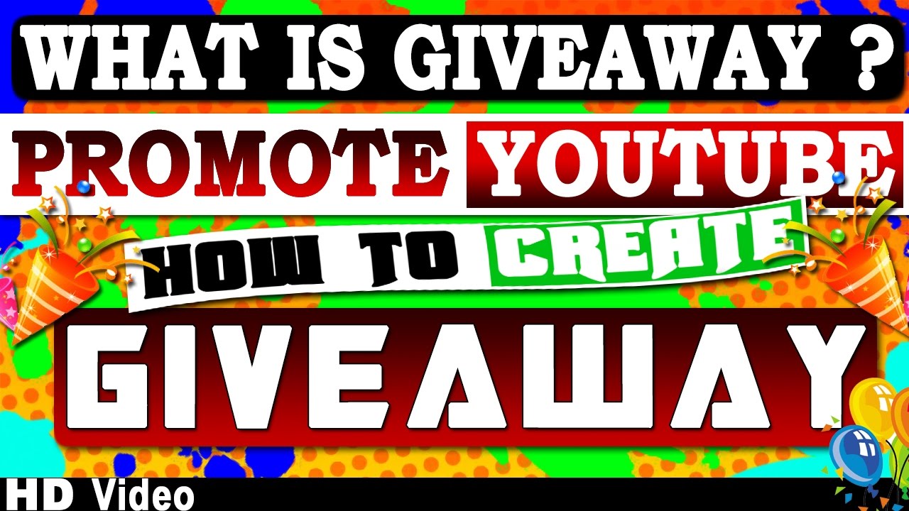 What is Giveaway? How to Create giveaway? Promote Youtube Channel-All explained in Hindi