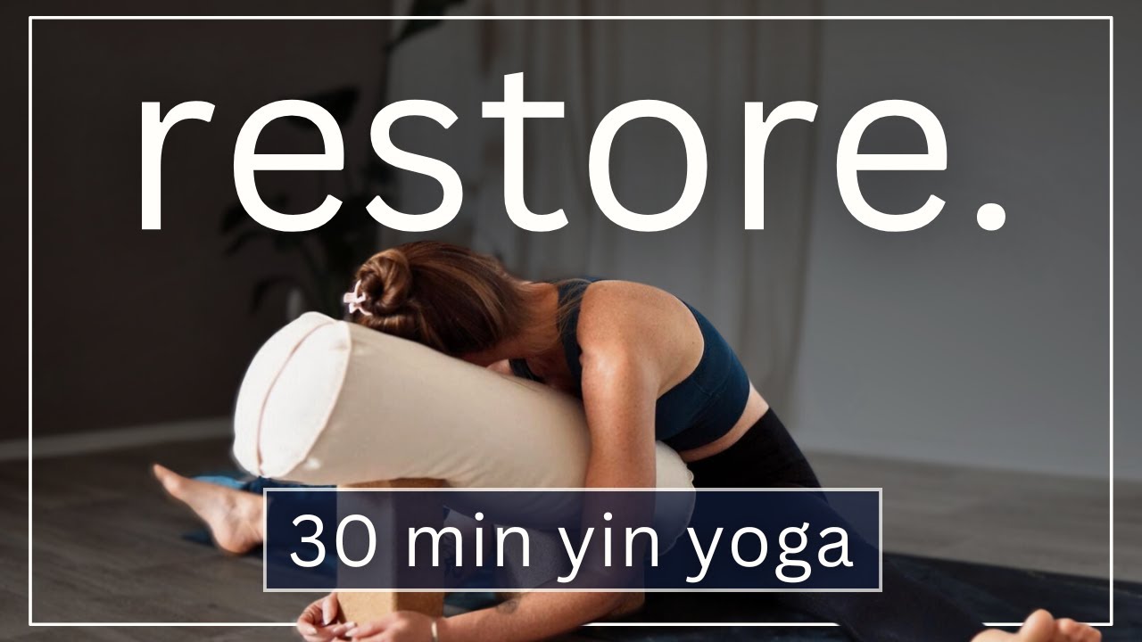 Restorative Yin Yoga 💙 30 Min Yin Yoga zur Regeneration, Heilung und tiefen Entspannung