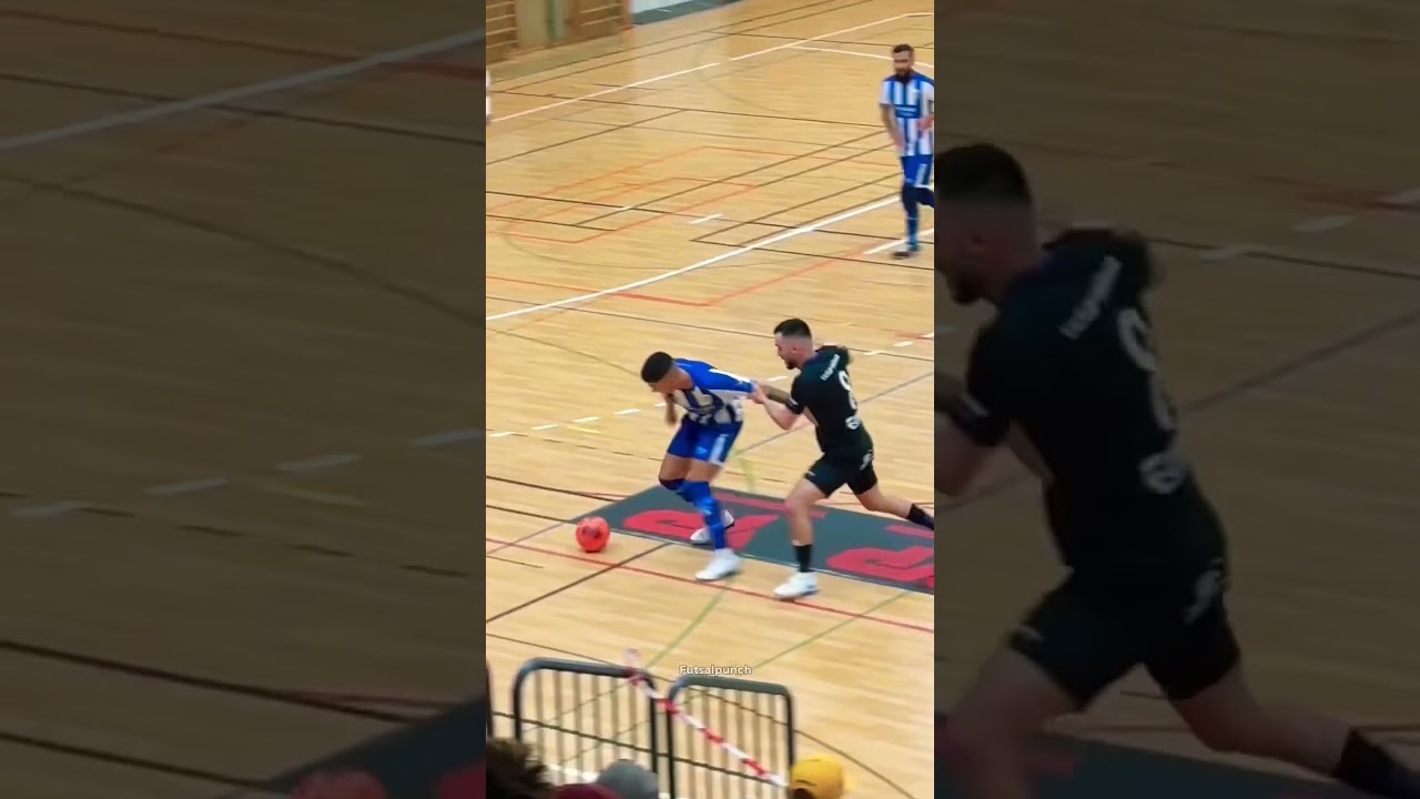 Can&rsquo;t resist a nutmeg 🥜😁 #futsal #skills #shorts #sfl