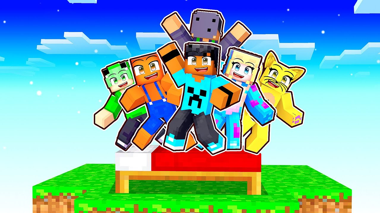 6 Youtubers no BEDWARS