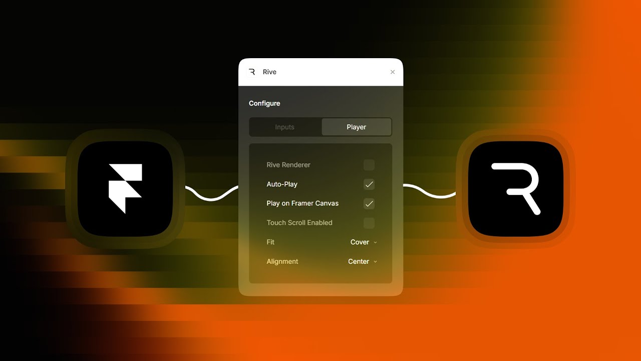 Rive integration into Framer