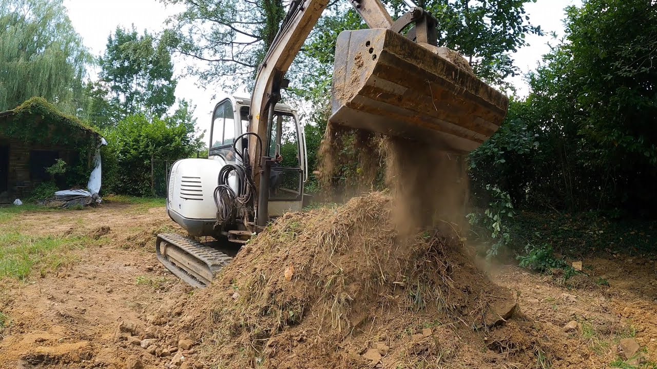 Travaux Terrassement en Mini-Pelle Wacker Neuson @wackerneuson