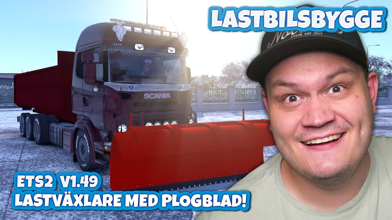 LASTV&Auml;XLARE MED PLOGBLAD! | Euro Truck Simulator 2 | Lastbilsbygge