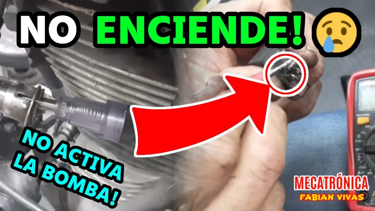 Como Probar PASO A PASO Porqué No Activa La Bomba De Combustible En Moto con Inyección Electrónica