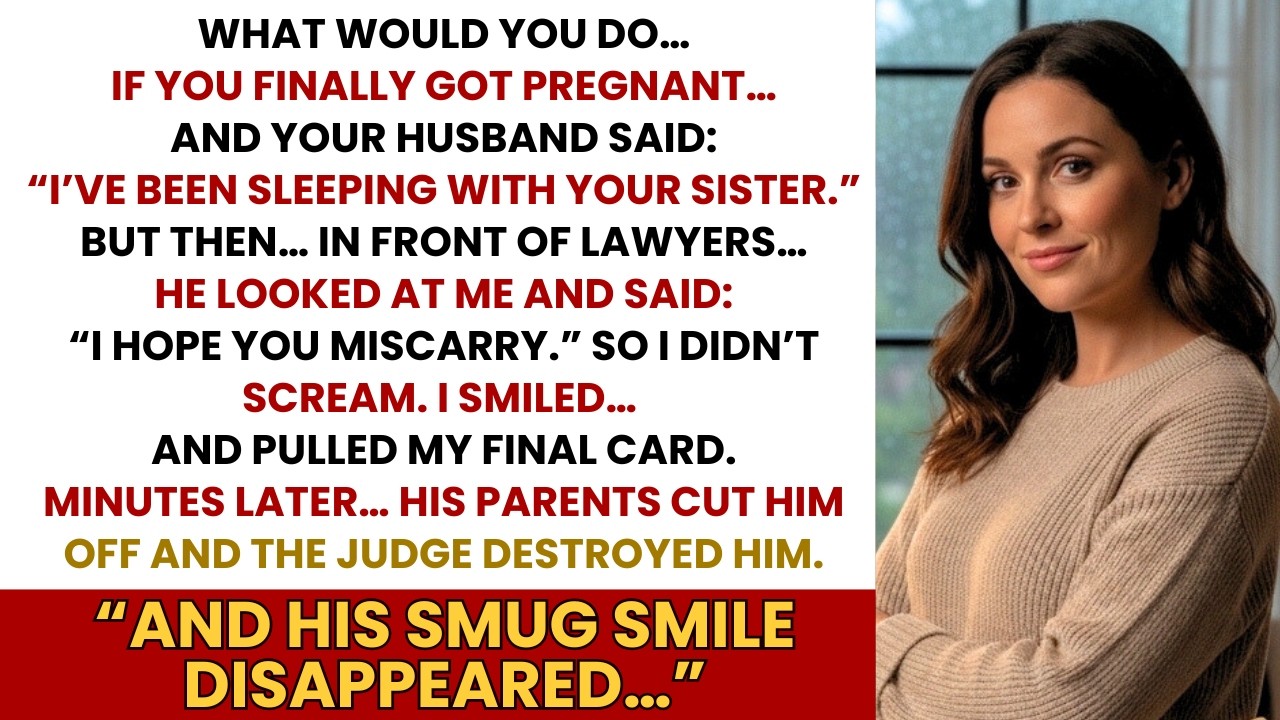My Husband Cheated With My Sister—Then Wished My Miscarriage in Front of Lawyers