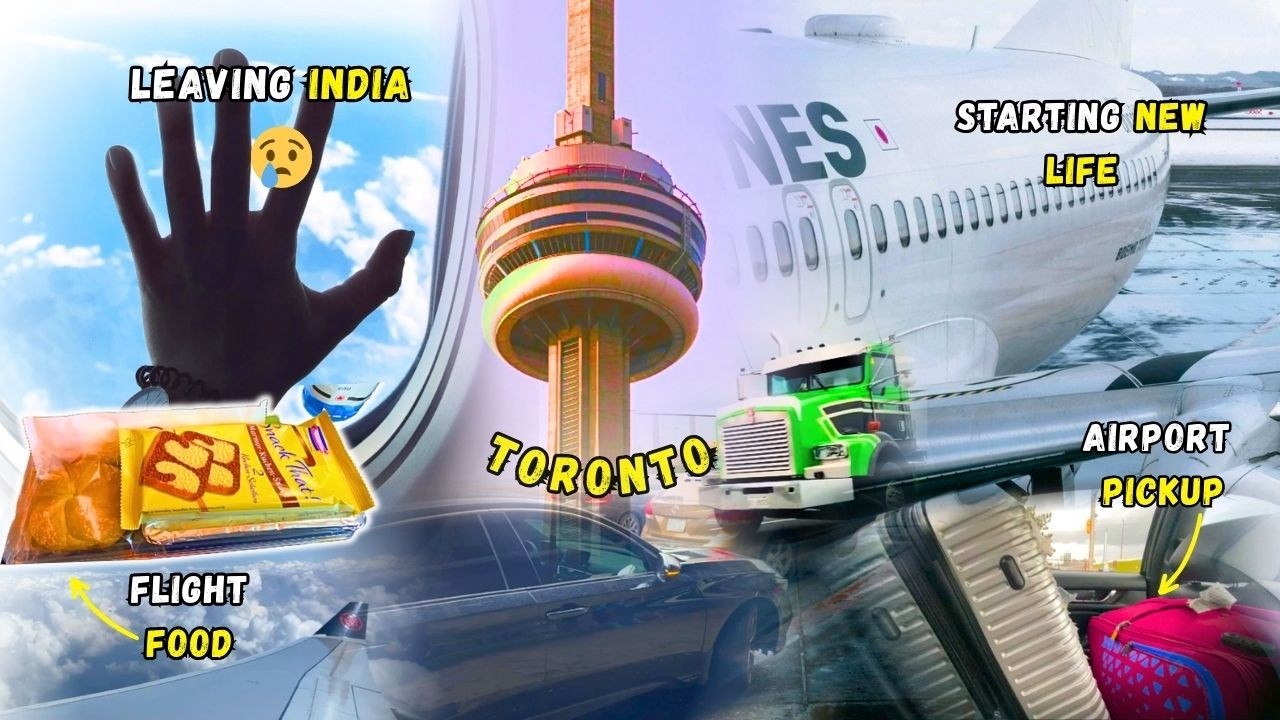 India to Canada Full Travel Journey | Student Life Begins