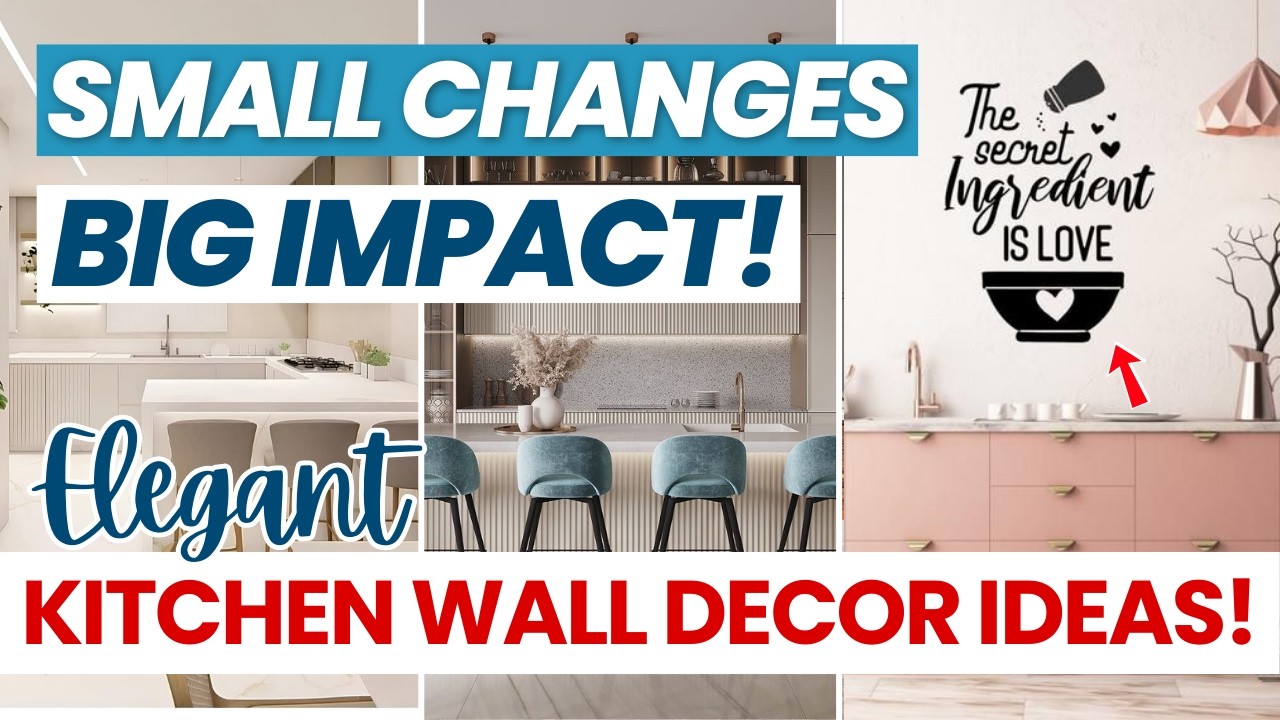 Kitchen Wall Decor Ideas for 2025 Simple and Stylish Inspirations | Kitchen wall decor ideas modern