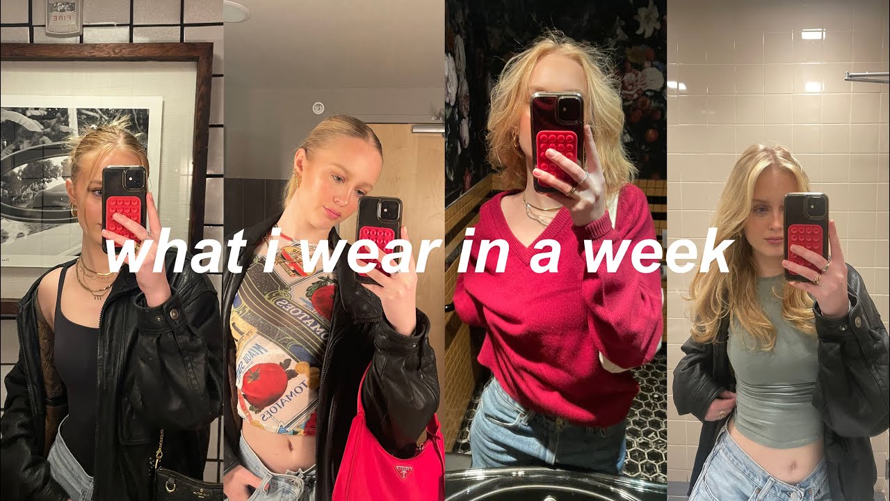 what i wear in a week | outfit inspiration