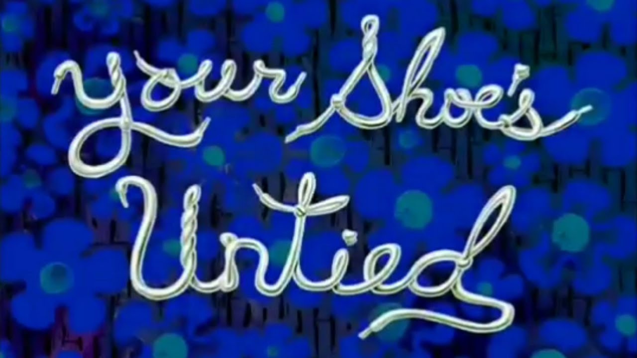 Your Shoes Untied SpongeBob SquarePants DVD Extract (7/25/2005 Airing)