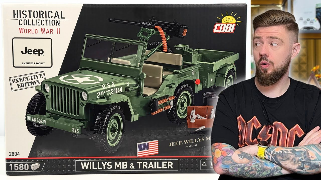 JEEP WILLYS MB & TRAILER EXECUTIVE EDITION 🛞 COBI 2804 RECENZJA