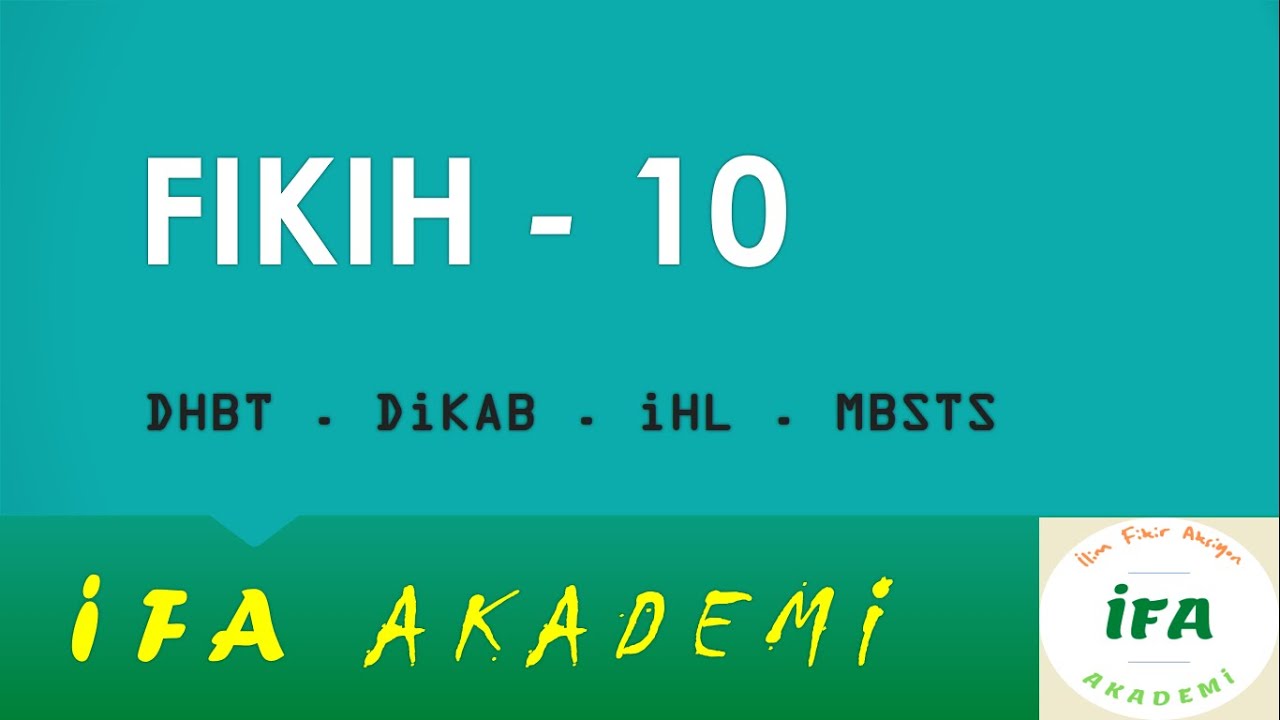 10) Kerahet Vakitleri (Mekruh ve Haram vakitleri)  ▸ Dikab, Dhbt - 2024