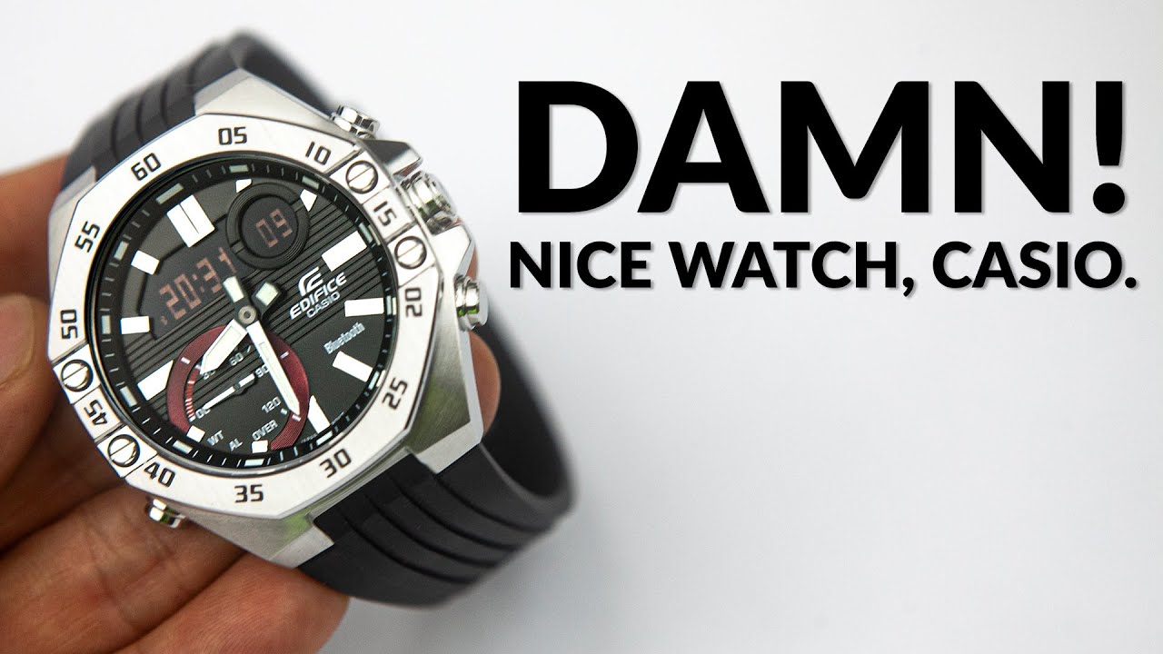 CASIO EDIFICE ECB-10P-1A | BLUETOOTH & METAL BEZEL