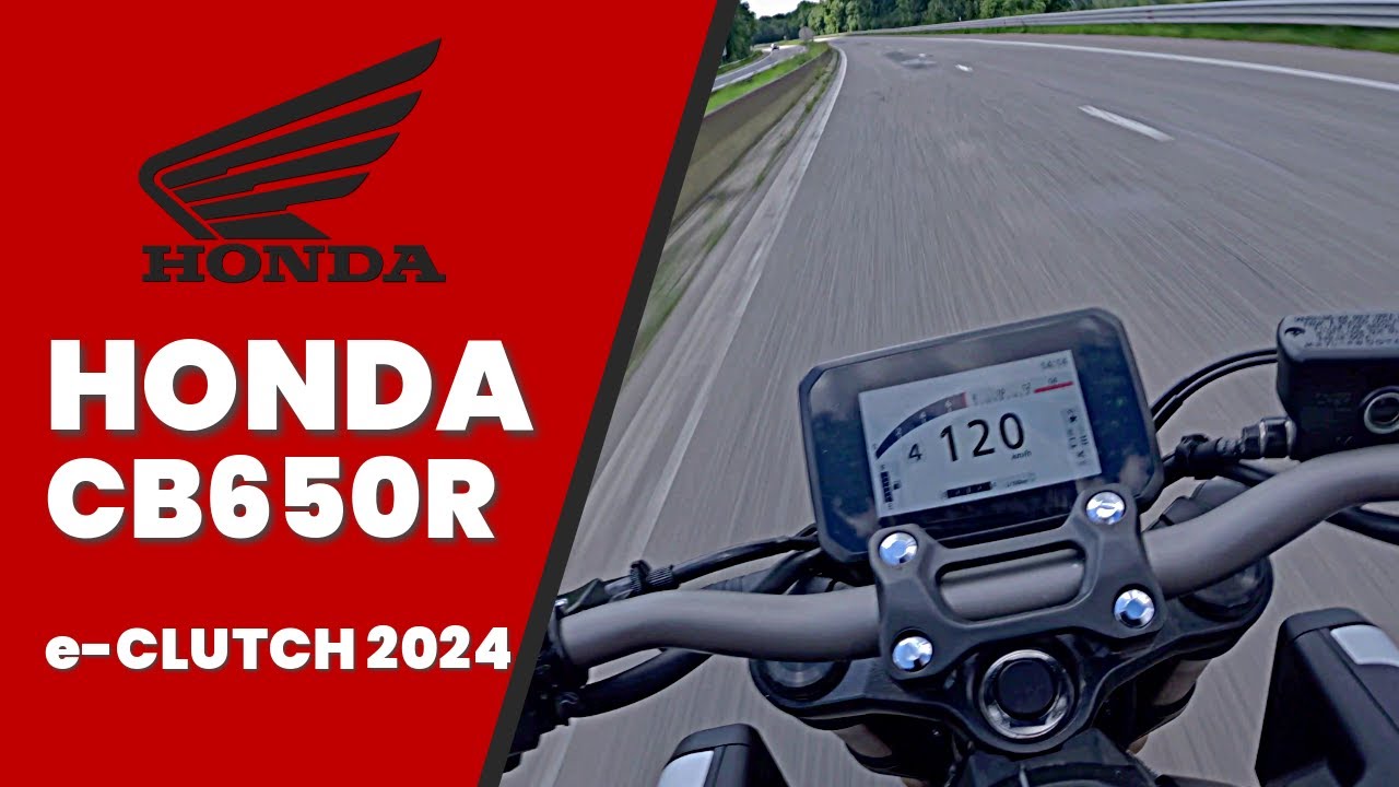 2024 Honda CB650R POV Test Drive - Naked Street Bike with e-Clutch technology