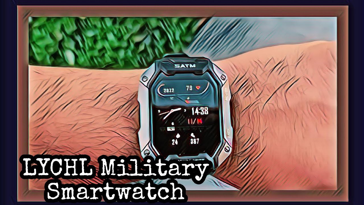 LYCHL Military Styled Waterproof Fitness Tracker smartwatch