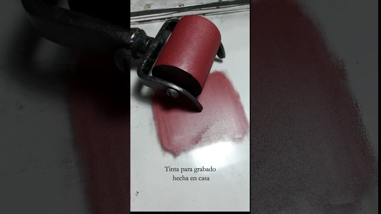 Tinta para grabado en relieve con óleo