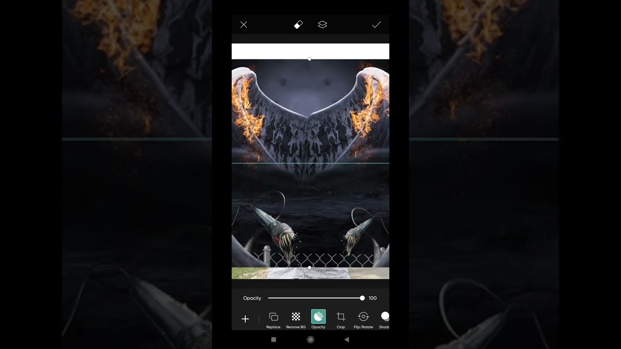 #shorts Picsart fire wings cb background cheng photo editing//fire wings photo editing/#apnaeditor