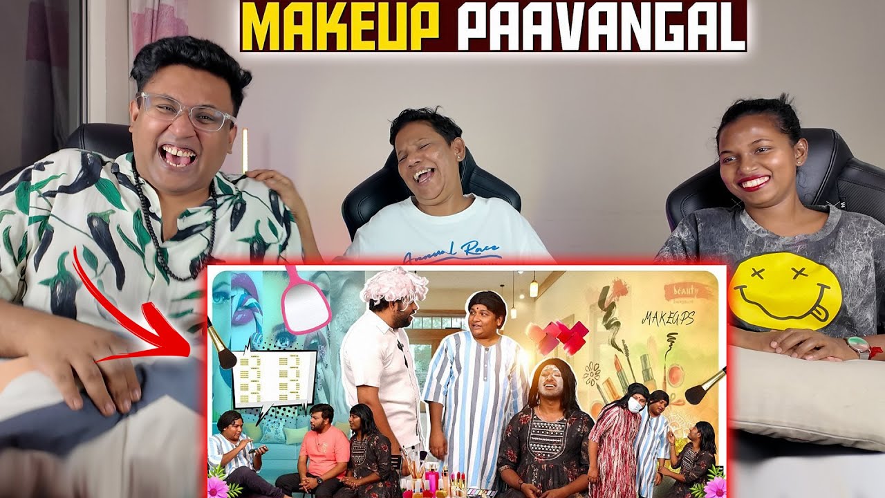 Makeup Paavangal  Reaction 😂 Sema Comedy | Ramstk Family