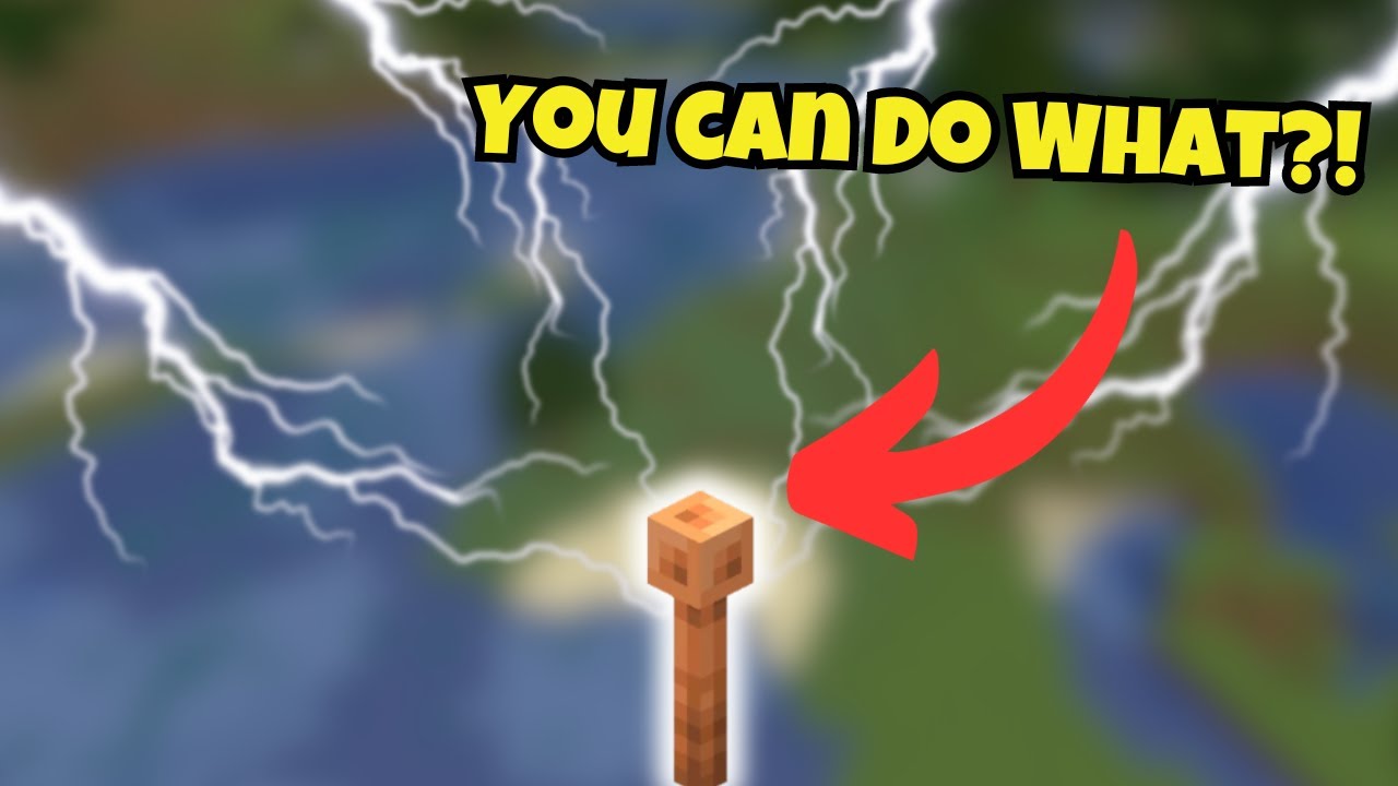 Stop Avoiding Lightning In Minecraft! How to Use It!