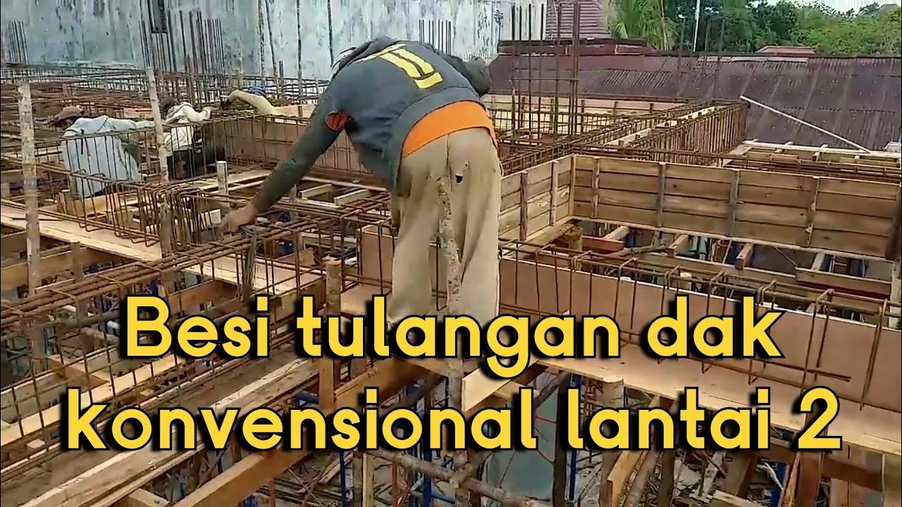 Besi tulangan dak konvensional lantai dua@TKANGPontianak#pembesian #tulangan #struktur 