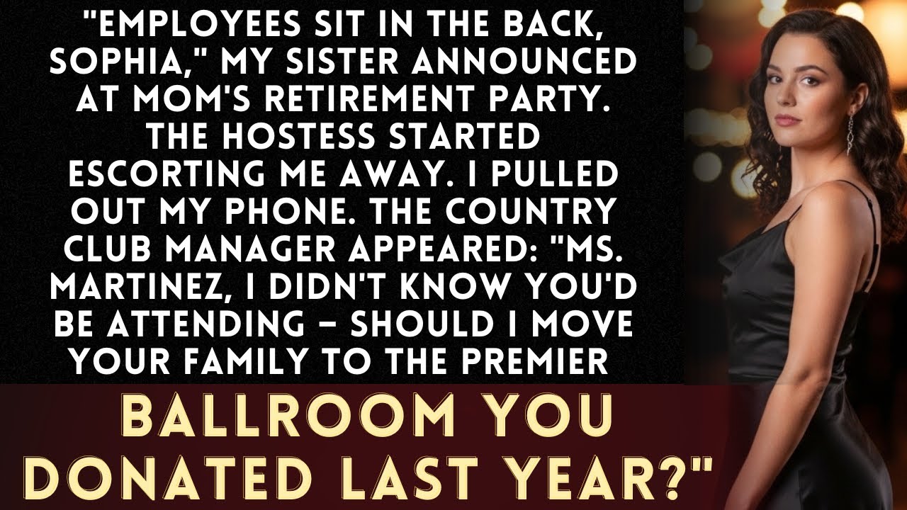 Вечеринка по случаю выхода мамы на пенсию: сестра сказала: «Сядьте сзади» – я владею загородным к...