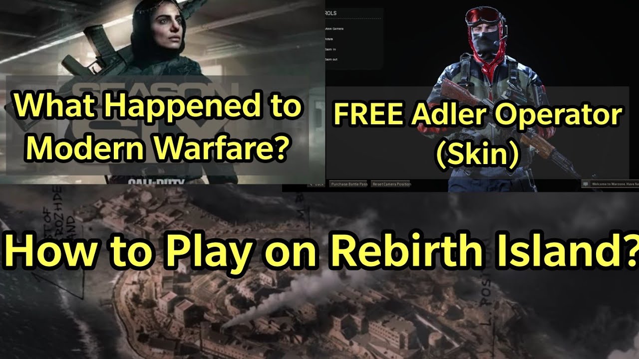 How to Get FREE Adler Skin And Play on Rebirth Island in Call of duty Warzone Black Ops Cold War