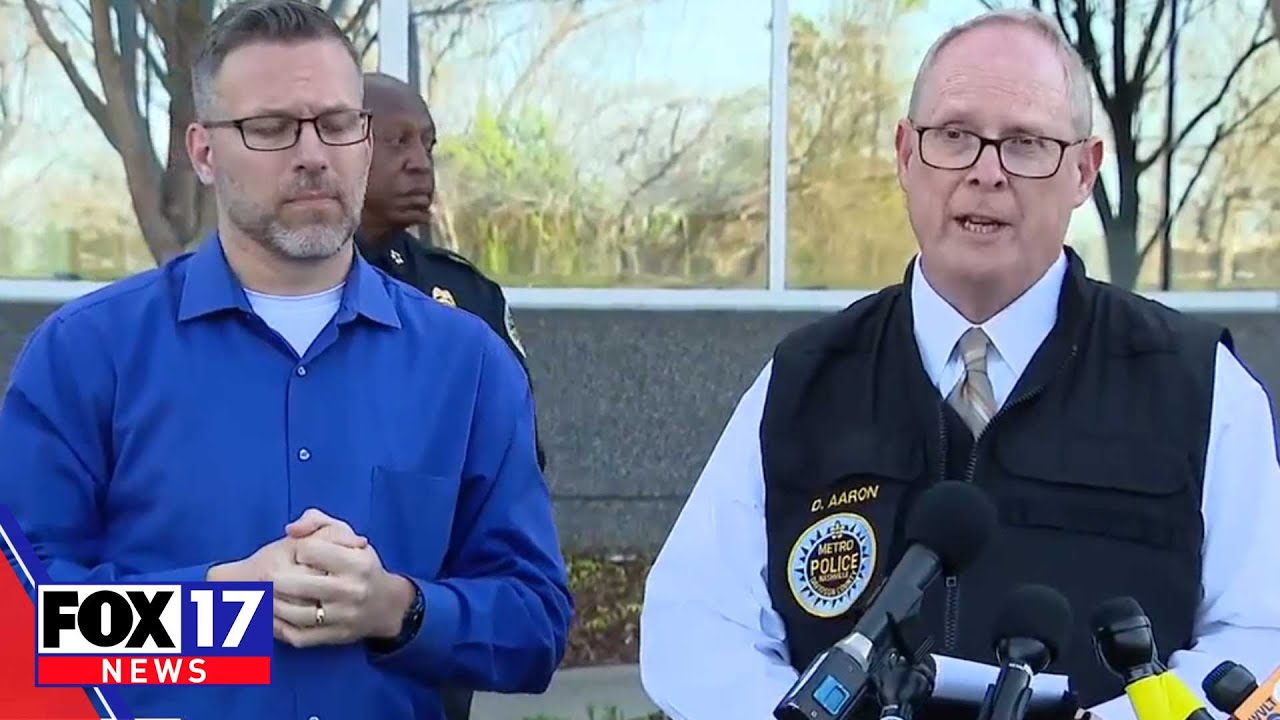PRESS CONFERENCE:  Three children, three adults, Audrey Hale dead after Nashville school shooting