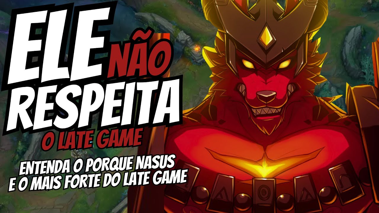 ENTENDA COMO CARREGAR TIME RUIM DE NASUS LATE GAME  ! CARREGUEI A BOT LANE FEDER !
