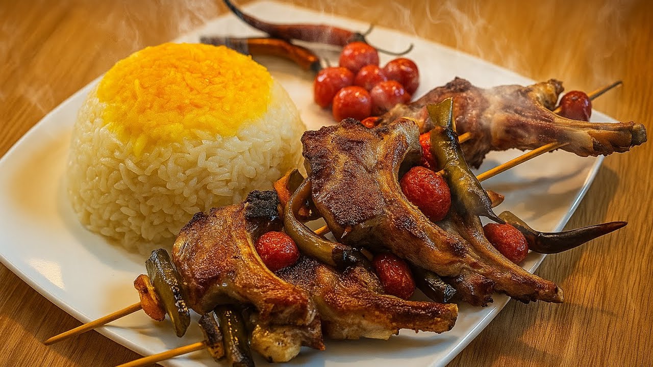 طرز تهیه شیشلیک آبدار درون فر! بدون نیاز به منقل و ذغال .