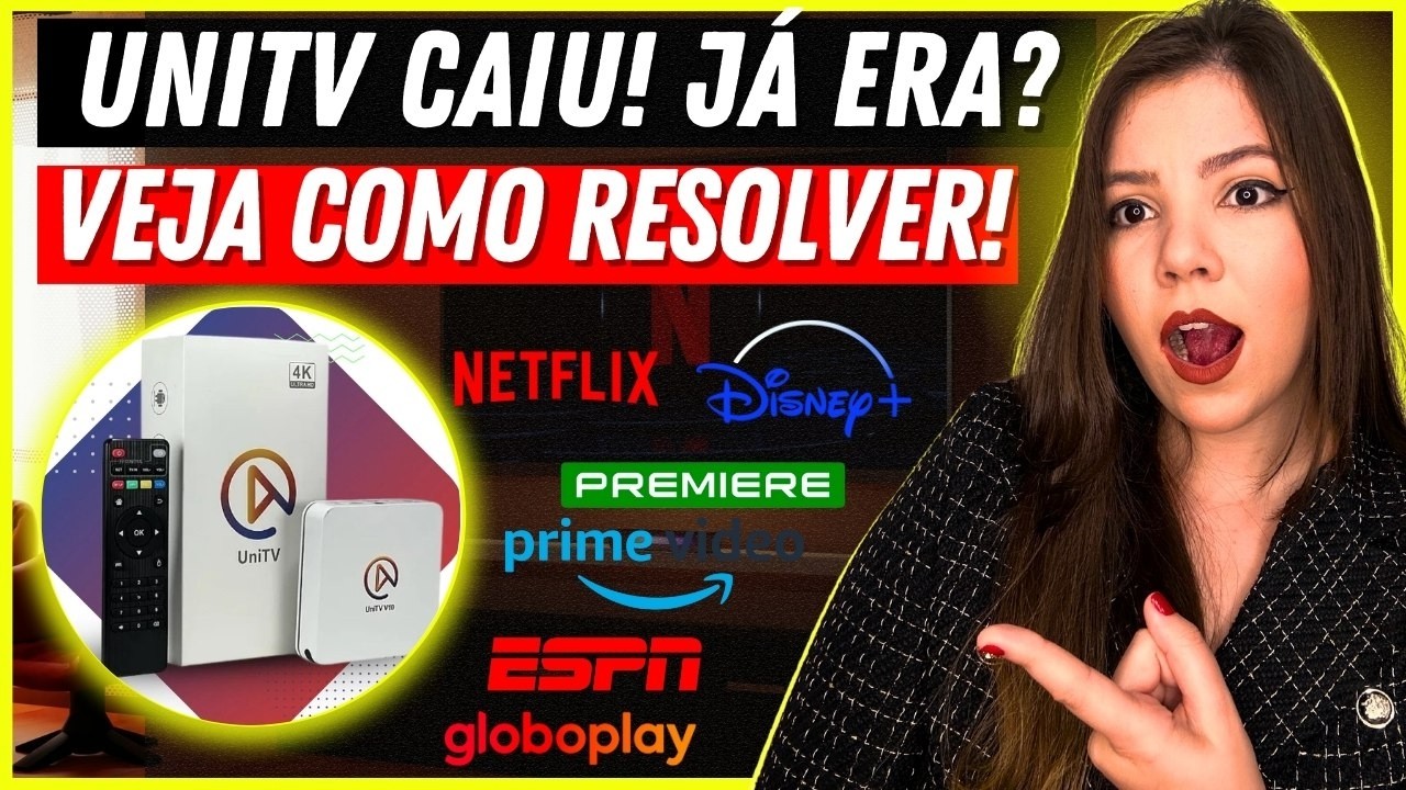 UNITV PAROU DE FUNCIONAR? UNITV EST&Aacute; FORA DO AR? - VEJA COMO SOLUCIONAR ESTE PROBLEMA!