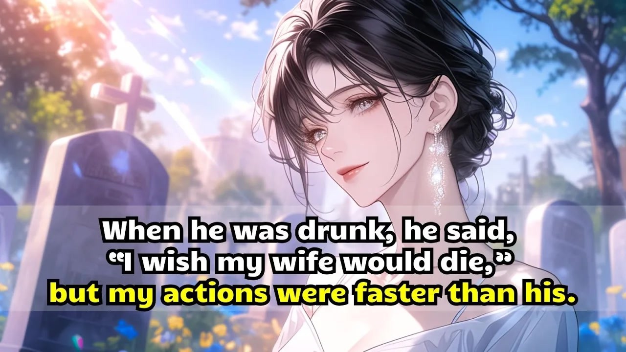 When he was drunk, he said, “I wish my wife would die,” but my actions were faster than his