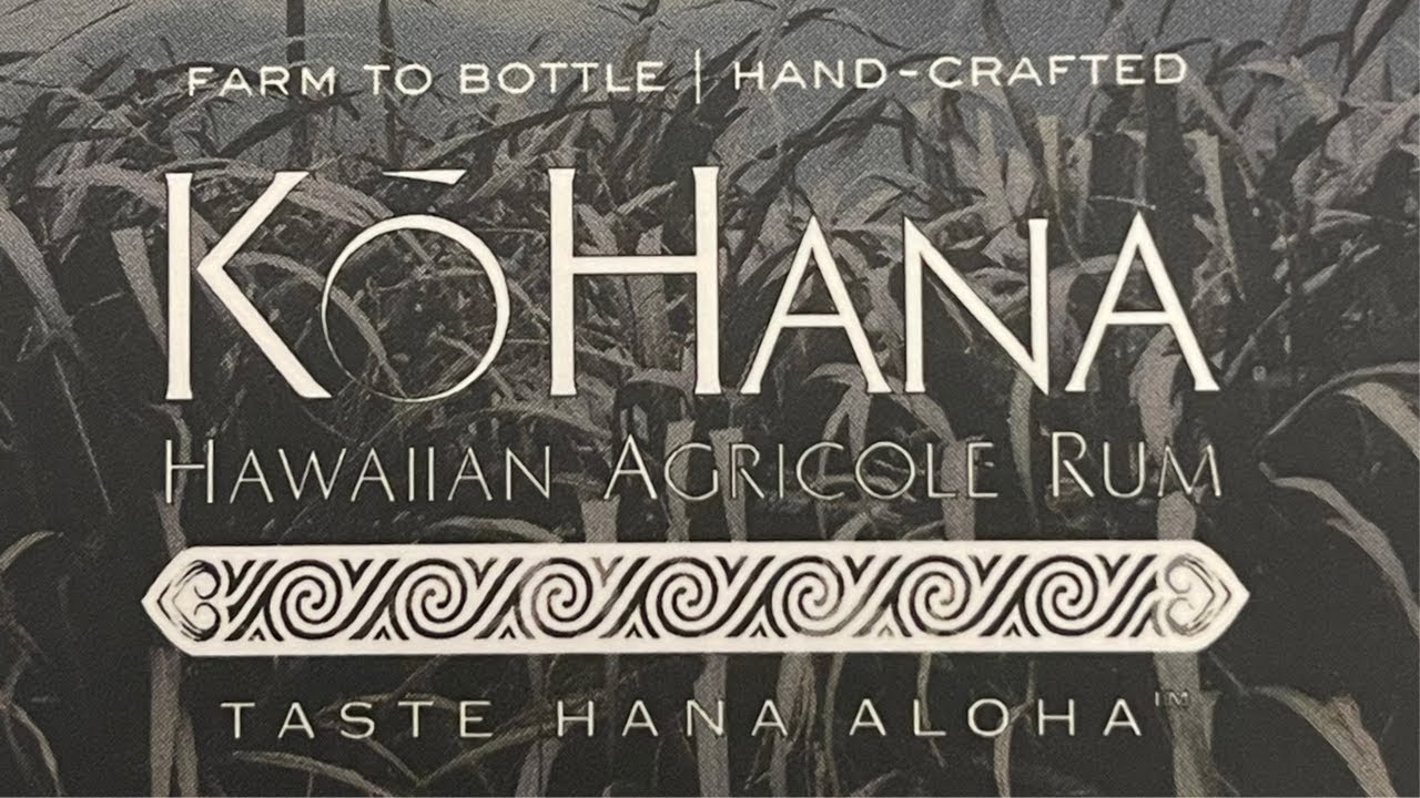 4K KoHana Hawaiian Agricole Rum Tasting & Tour