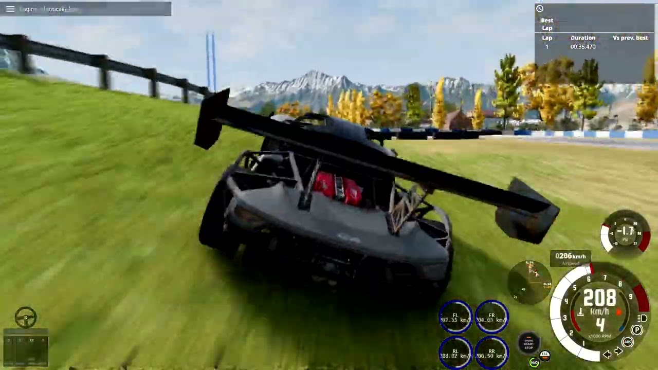 BeamNG | Race Track Circuit - 1:11.612 (WR)