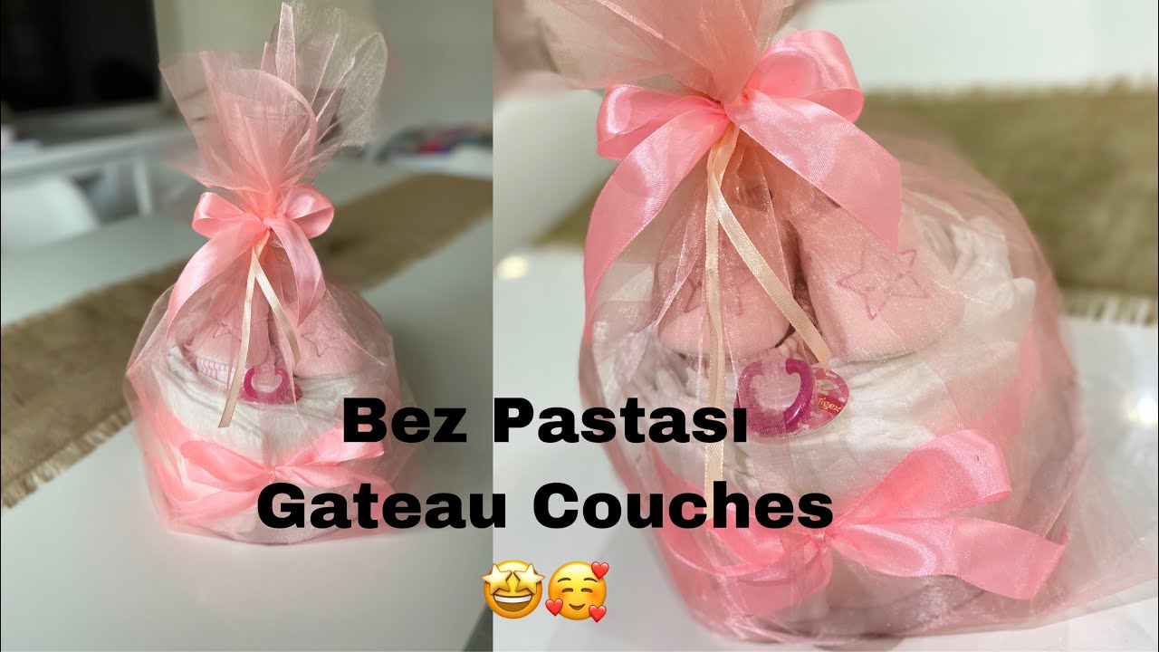 Bebek Bezi’nden Pasta Yaptım 🤩 | Bez Pastası| Gateau Couches 😍🤩