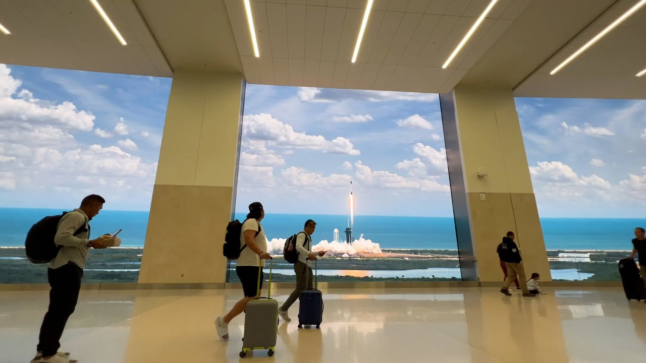 Orlando, Florida - Orlando International Airport - Terminal C Video Wall (2022)