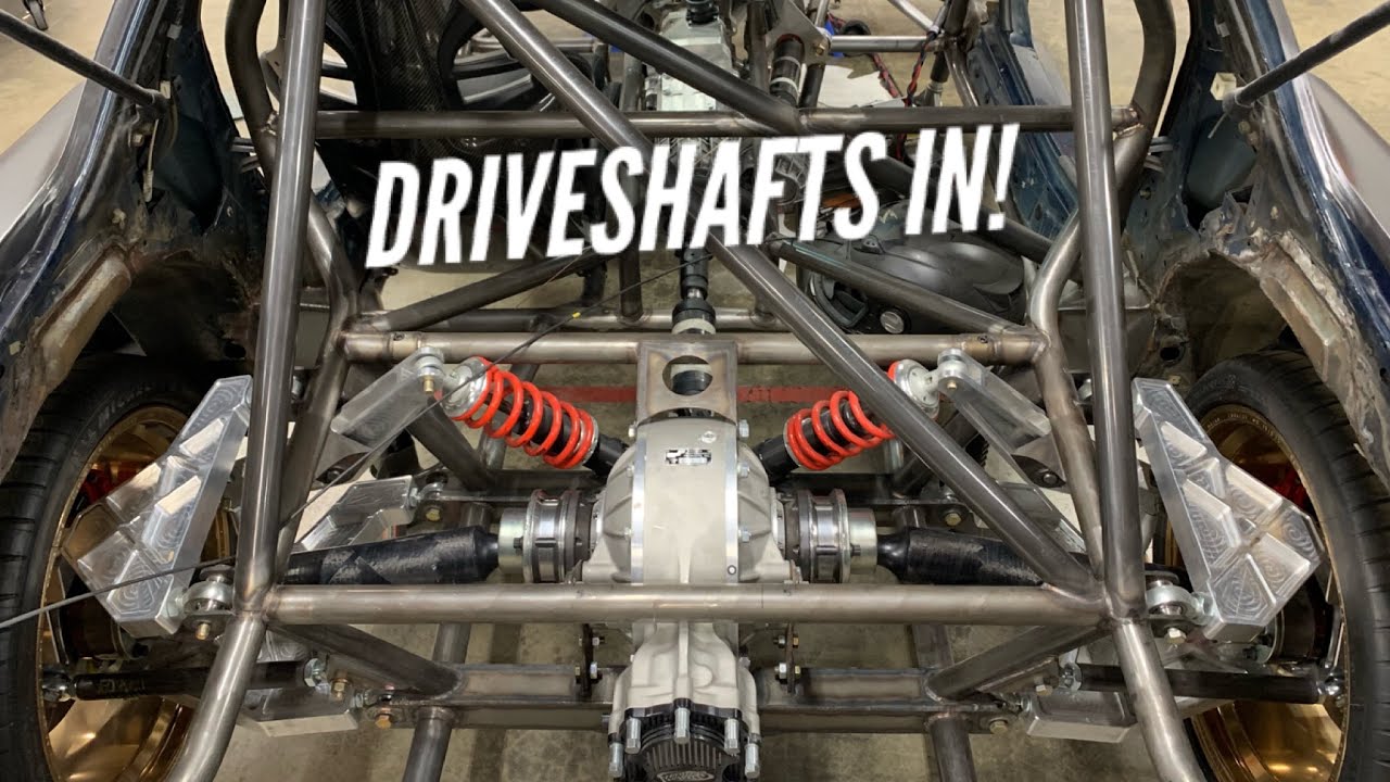Carbon Fiber Drivetrain INSTALLED in AWD 4 Rotor RX-7!!