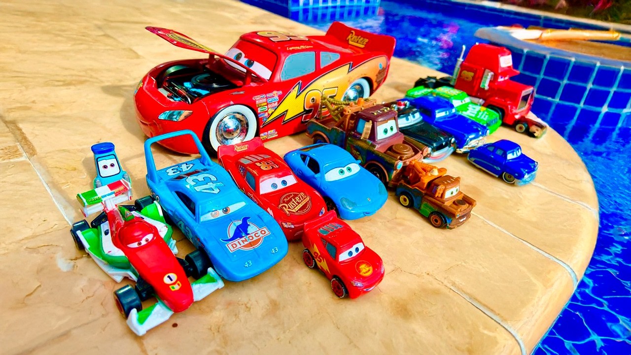 Обзор игрушек Disney Pixar Cars | Молния Маккуин, Финн Макмиссл, Мак, Док Хадсон, Круз Рамирес