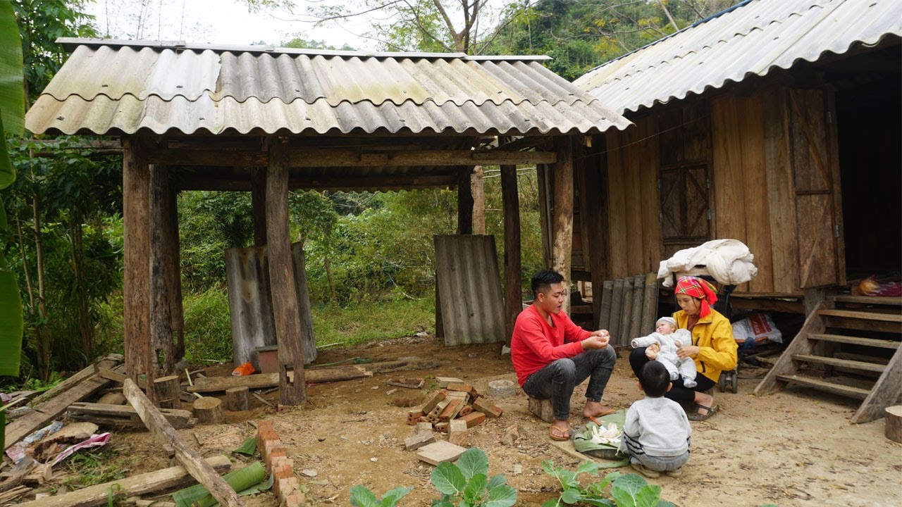 Back to the farm restore the old kitchen - Talented CEO building house and single mother