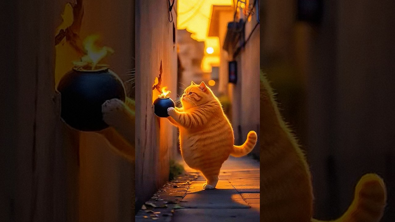 Watch till the end! 😼 