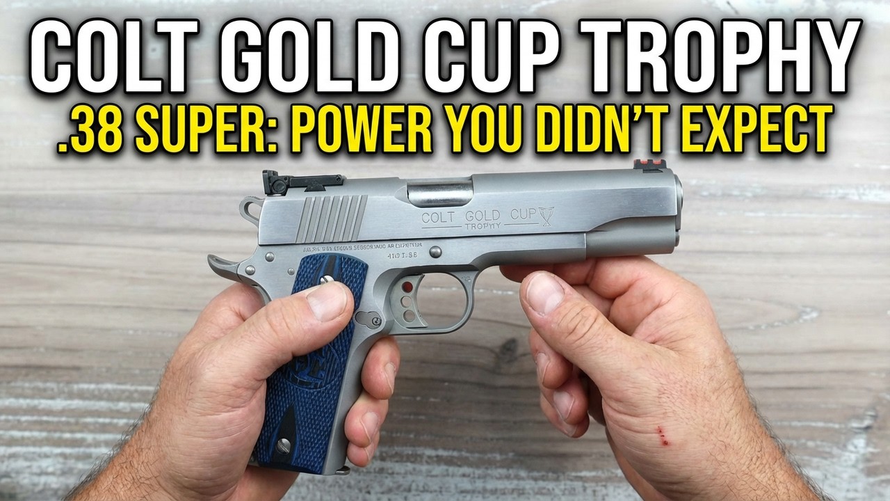 Золотой кубок Colt &laquo;Мощный .38 Super&raquo;