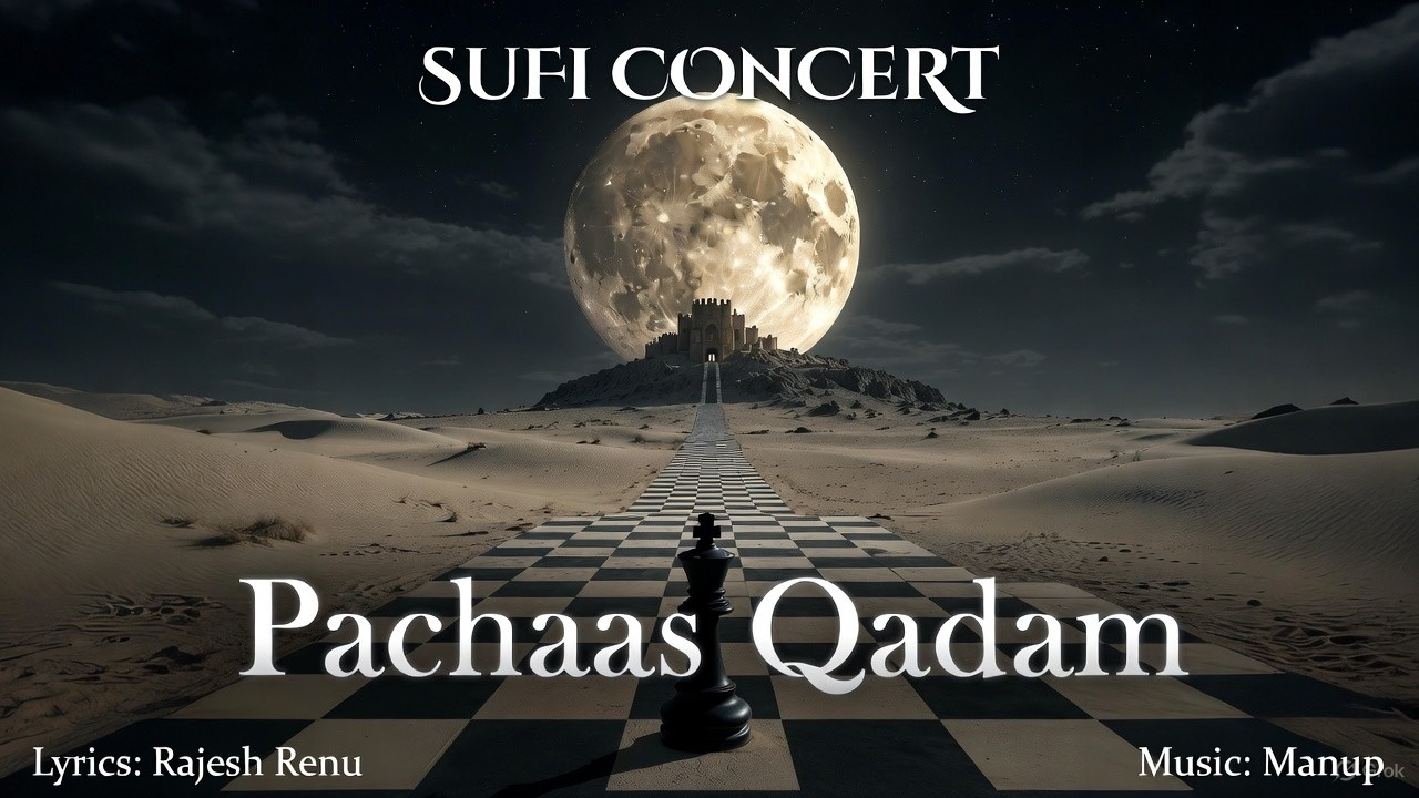 पचास कदम | Pachaas Qadam | Official Sufi Qawwali | Rajesh Renu |  Manup | Vintage Sufi Concert