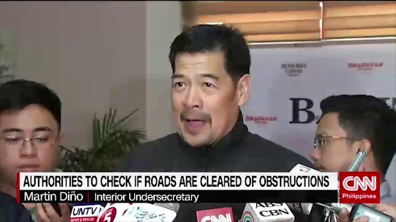 Authorities to check if roads are cleared of obstructions