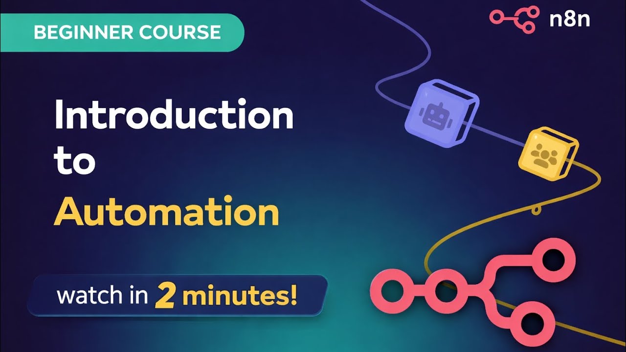 n8n Automation Tutorial for Beginners | Learn Automation in 2 Minutes