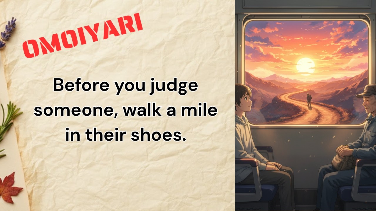 THE GIFT OF SEEING THROUGH SOMEONE ELSE'S EYES – OMOIYARI