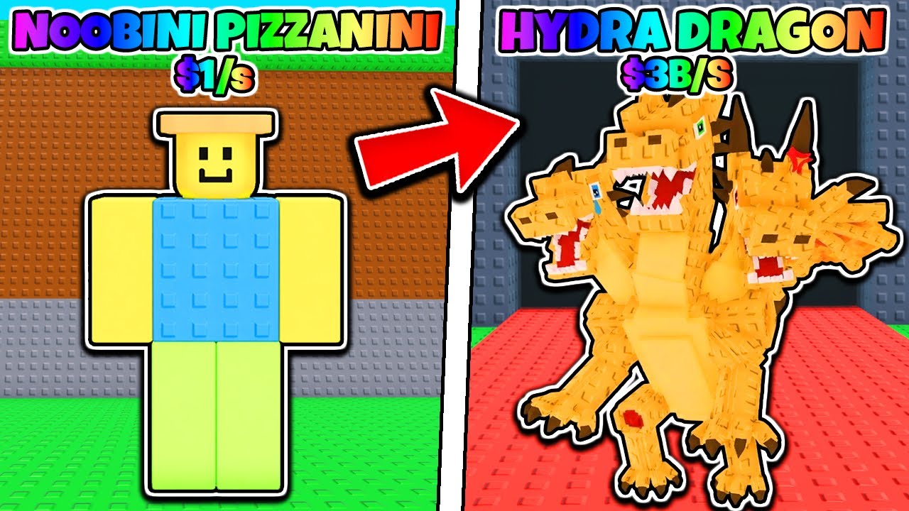 ZACZYNAM OD NOWA JAKO NOOB Z HYDRA DRAGON CANNELLONI W STEAL A BRAINROT! Roblox